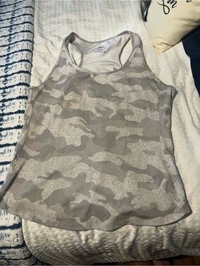 RBX Women’s Gray Camo Racerback Tank